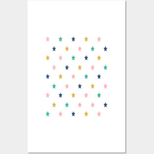 Pattern Stars Colors Posters and Art